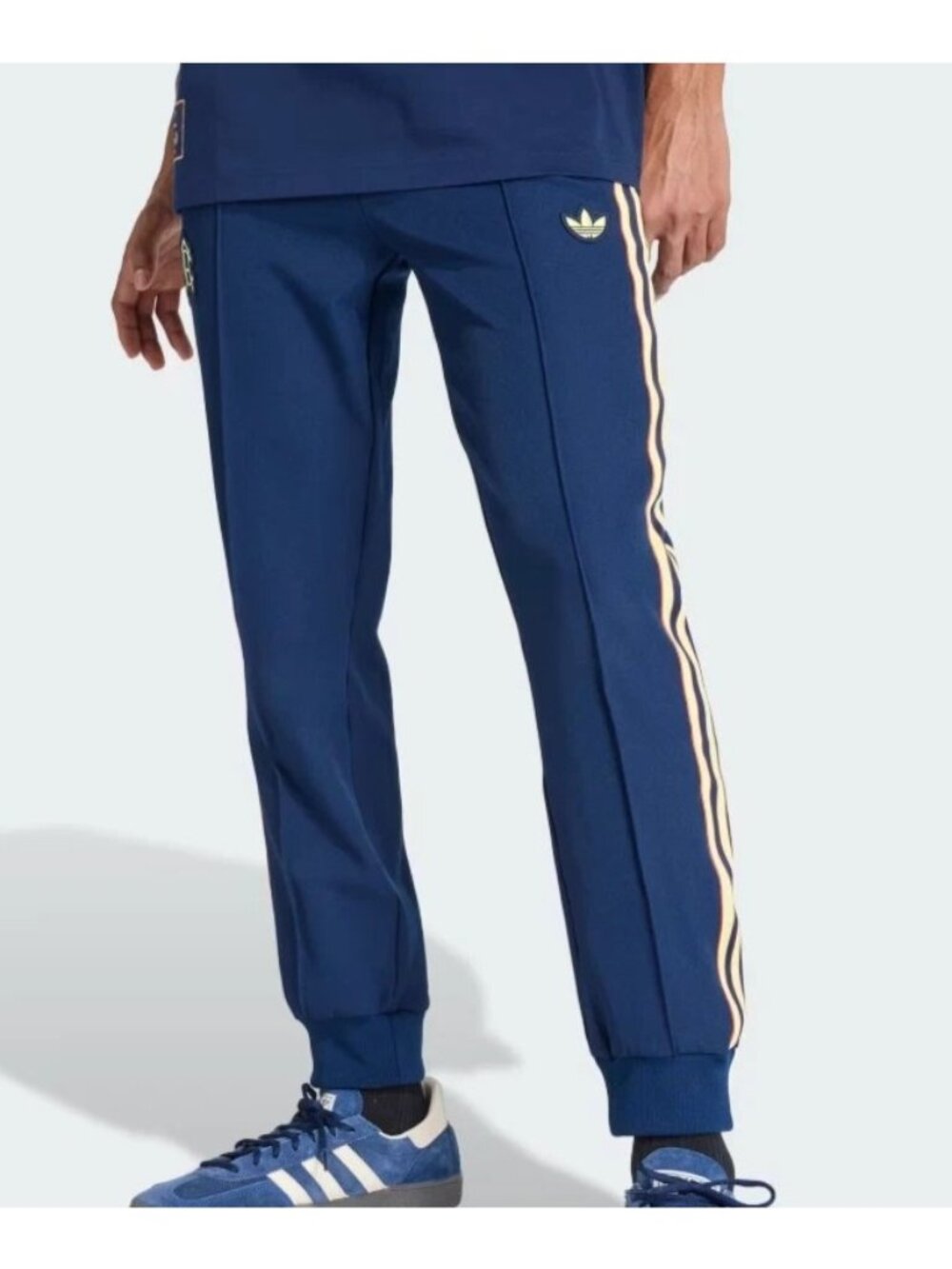 MEN'S ADIDAS ORIGINALS CLUB ICON TREFOIL TRACK PANTS KC4409 SIZE M